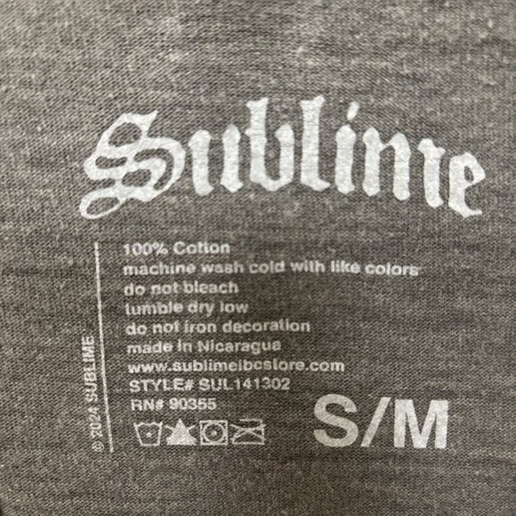 Sublime 40 Oz. To Freedom Sun Logo Album Cover Art T-Shirt S/M - Picture 4 of 4